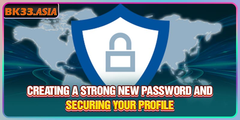 Creating a strong new password and securing your profile