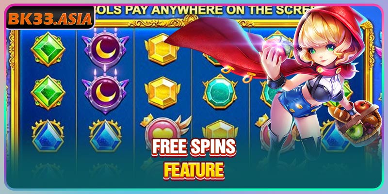 Free spins feature